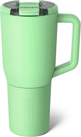 BrüMate Müv - 35oz 100% Leak Proof Insulated Coffee Mug with Handle & Lid - Stainless Steel Coffee Travel Mug - Double Walled Coffee Cup (Kiwi)