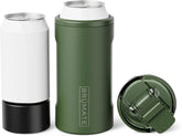 BrüMate Hopsulator Trio 3-in-1 Insulated Can Cooler for 12oz / 16oz Cans + 100% Leak Proof Tumbler with Lid | Insulated for Beer, Soda, and Energy Drinks