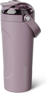 BrüMate MultiShaker Blender Shaker Bottle | 100% Leakproof Insulated Stainless Steel | Pre Workout and Protein Shaker Bottle for the Gym | 25oz (Lilac Dusk)