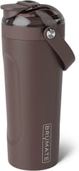 BrüMate MultiShaker Blender Shaker Bottle | 100% Leakproof Insulated Stainless Steel | Pre Workout and Protein Shaker Bottle for the Gym | 25oz (Java)