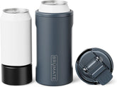 BrüMate Hopsulator Trio 3-in-1 Insulated Can Cooler for 12oz / 16oz Cans + 100% Leak Proof Tumbler with Lid | Insulated for Beer, Soda, and Energy Drinks
