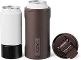 BrüMate Hopsulator Trio 3-in-1 Insulated Can Cooler for 12oz / 16oz Cans + 100% Leak Proof Tumbler with Lid | Insulated for Beer, Soda, and Energy Drinks