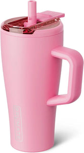 BrüMate Era Flip 20oz Kids Tumbler with Covered Flip Down Straw | 100% Leakproof Insulated Kids Cup | Made of Stainless Steel | Cup Holder Friendly | 20oz (Primrose)