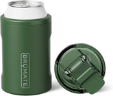 BrüMate Hopsulator Duo 2-in-1 Can Cooler Insulated for Cans + 100% Leak Proof Tumbler with Lid | Can Insulated for Hard Seltzer, Beer, Soda and Energy Drinks