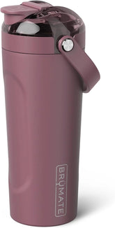 BrüMate MultiShaker Blender Shaker Bottle | 100% Leakproof Insulated Stainless Steel | Pre Workout and Protein Shaker Bottle for the Gym | 25oz (Rose Taupe)
