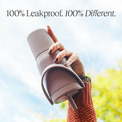 BrüMate Resa 25oz 100% Leakproof Travel Tumbler with Handle & Straw | Flexible SoftSip Straw | Silicone Sleeve for Durability | Stainless Steel | Cup Holder & Travel Friendly Water Bottle | (Mist)
