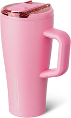 BrüMate Era Flip 20oz Kids Tumbler with Covered Flip Down Straw | 100% Leakproof Insulated Kids Cup | Made of Stainless Steel | Cup Holder Friendly | 20oz (Primrose)