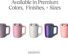 BrüMate Müv - 15oz 100% Leak Proof Insulated Coffee Mug with Handle & Lid - Stainless Steel Coffee Travel Mug - Double Walled Coffee Cup (Java)