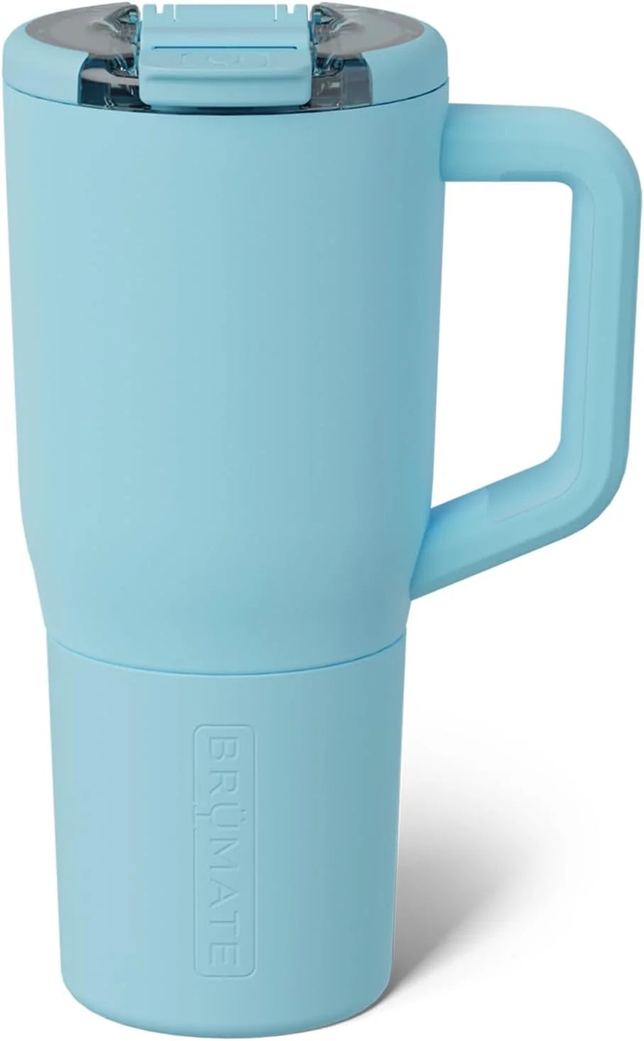 BrüMate Müv - 25oz 100% Leak Proof Insulated Coffee Mug with Handle & Lid - Stainless Steel Coffee Travel Mug - Double Walled Coffee Cup (Glacier)