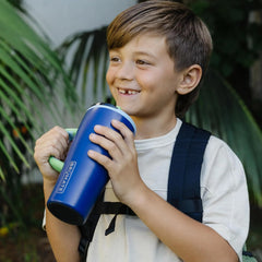 BrüMate Era Flip 20oz Kids Tumbler with Covered Flip Down Straw | 100% Leakproof Insulated Kids Cup | Made of Stainless Steel | Cup Holder Friendly | 20oz (Lavender)
