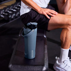 BrüMate MultiShaker Blender Shaker Bottle | 100% Leakproof Insulated Stainless Steel | Pre Workout and Protein Shaker Bottle for the Gym | 25oz (Kiwi)