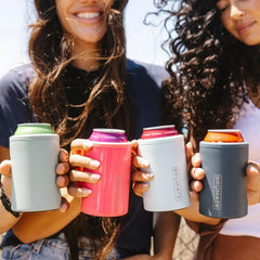BrüMate Hopsulator Duo 2-in-1 Can Cooler Insulated for Cans + 100% Leak Proof Tumbler with Lid | Can Insulated for Hard Seltzer, Beer, Soda and Energy Drinks