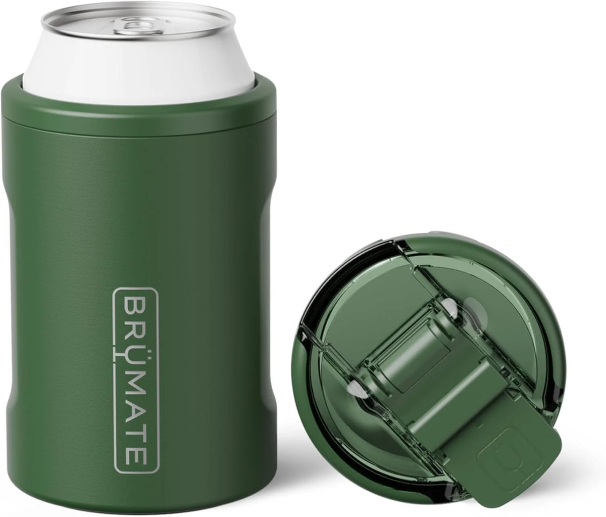 BrüMate Hopsulator Duo 2-in-1 Can Cooler Insulated for Cans + 100% Leak Proof Tumbler with Lid | Can Insulated for Hard Seltzer, Beer, Soda and Energy Drinks