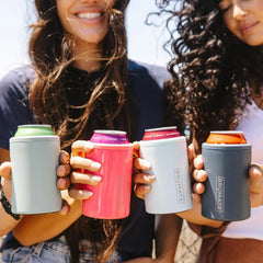 BrüMate Hopsulator Duo 2-in-1 Can Cooler Insulated for Cans + 100% Leak Proof Tumbler with Lid | Can Insulated for Hard Seltzer, Beer, Soda and Energy Drinks