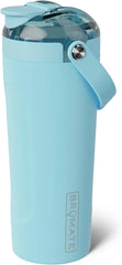 BrüMate MultiShaker Blender Shaker Bottle | 100% Leakproof Insulated Stainless Steel | Pre Workout and Protein Shaker Bottle for the Gym | 25oz (Glacier)