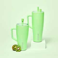 BrüMate Magnetic Straw Caps | Silicone Straw Topper 2-pack | Dust & Dirt Resistant | Compatible with All Era and Resa Tumblers (Black)