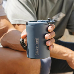 BrüMate Hopsulator Duo 2-in-1 Can Cooler Insulated for Cans + 100% Leak Proof Tumbler with Lid | Can Insulated for Hard Seltzer, Beer, Soda and Energy Drinks