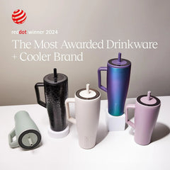 BrüMate Era 30 oz Tumbler with Handle and Straw | 100% Leakproof Insulated Water Bottle Tumbler with Lid and Flexible SoftSip Straw | Made of Stainless Steel | Cup Holder Friendly | 30oz (Sage)