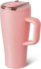 BrüMate Era Flip 20oz Kids Tumbler with Covered Flip Down Straw | 100% Leakproof Insulated Kids Cup | Made of Stainless Steel | Cup Holder Friendly | 20oz (Guava)