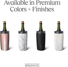 BrüMate Togosa 2-in-1 Wine Chiller Bucket & Pitcher | 100% Leakproof Locking Lid | Portable Chiller Fits Most Wine, Champagne, & Liquor Bottles | Perfect Wine Gift | 49oz (Dark Aura)
