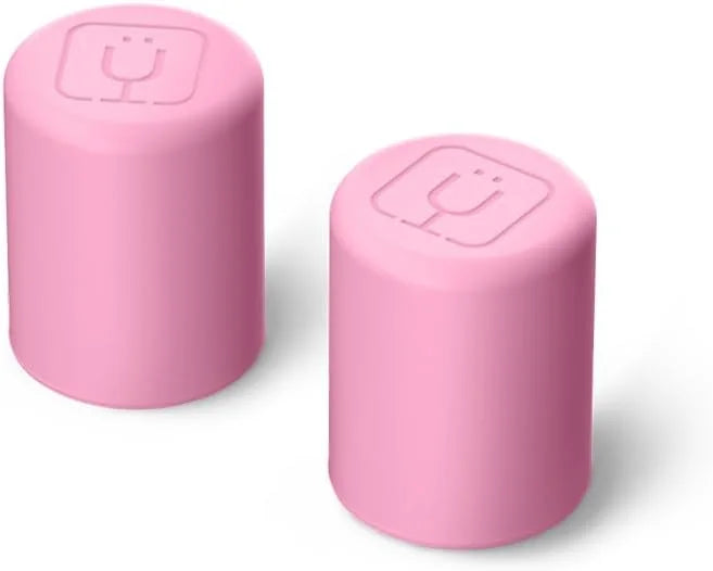 BrüMate Magnetic Straw Caps | Silicone Straw Topper 2-pack | Dust & Dirt Resistant | Compatible with All Era and Resa Tumblers (Primrose)