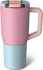 BrüMate Müv - 25oz 100% Leak Proof Insulated Coffee Mug with Handle & Lid - Stainless Steel Coffee Travel Mug - Double Walled Coffee Cup (Eclipse)