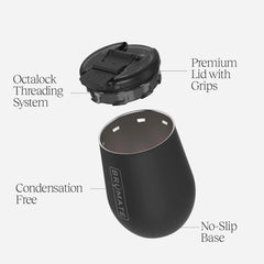 BrüMate Uncork'd 14oz Insulated Wine Tumbler, Dune